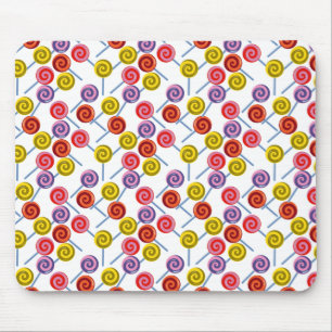 Mousepad Padrão de doces Padrão do lombo pirulito 2