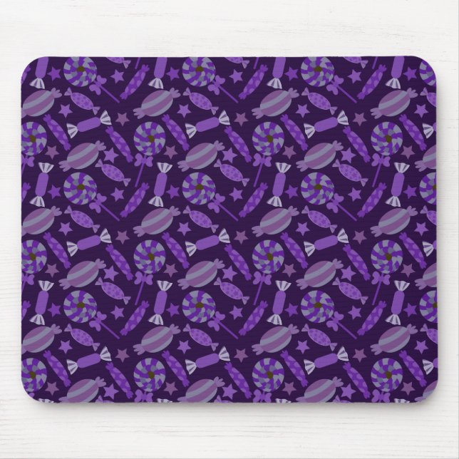 Mousepad Padrão de doces | Padrão do lombo | pirulito 20 (Frente)