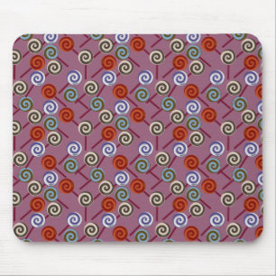 Mousepad Padrão de doces Padrão do lombo pirulito 49