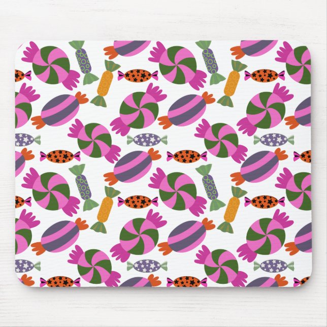 Mousepad Padrão de doces | Padrão do lombo | pirulito 6 (Frente)