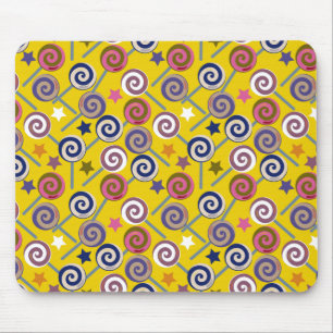 Mousepad Padrão de doces   Padrão do lombo   pirulito 60