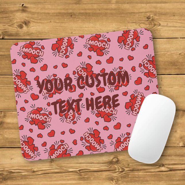Mousepad Padrão de Efeito Sonoro de Beijo de História em Qu (Criador carregado)