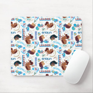 Mousepad Padrão de Empoderamento Mágico do Afro Unicorn