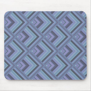 Mousepad Padrão de escala de faixas de cinza azul