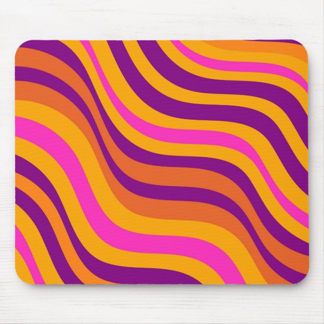 Mousepad Padrão de Escala do Fluxo Líquido de Estirpe Y2K (Frente)