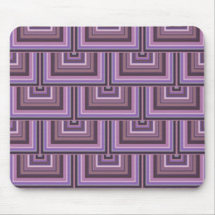 Mousepad Padrão de escalas quadradas das faixas de Mauve