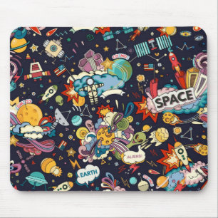 Mousepad Padrão de espaço