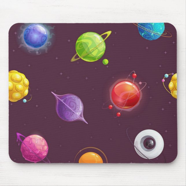 Mousepad Padrão de espaço (Frente)