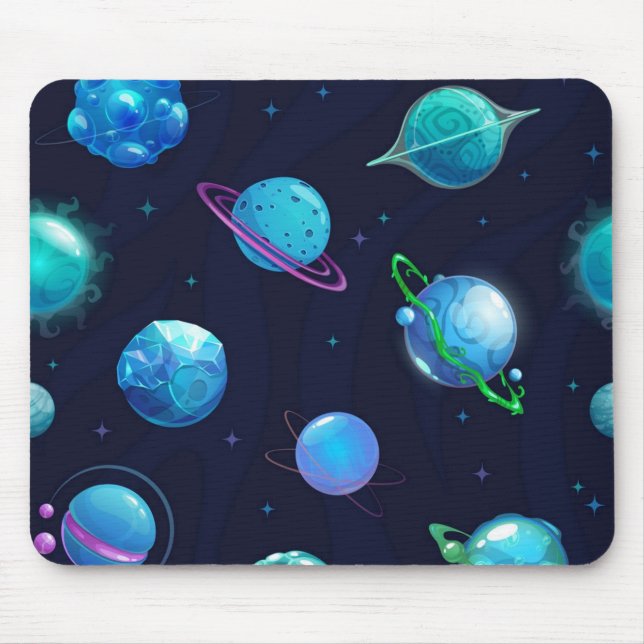 Mousepad Padrão de espaço (Frente)