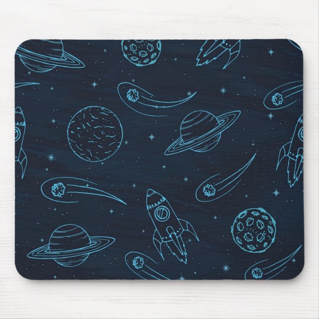 Mousepad Padrão de espaço (Frente)