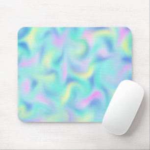 Mousepad Padrão de espirais Bonito de Pastel desfocadas com