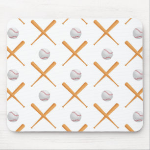 Mousepad Padrão de esportes de beisebol em bateria