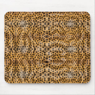 Mousepad Padrão de Estampa de Animal de Peles de Guepardo E