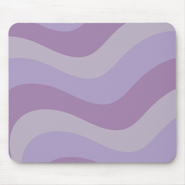Mousepad Padrão de Estirpe de Fluxo Roxo Líquido da Estirpe (Frente)