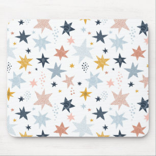 Mousepad Padrão de estrela divertida