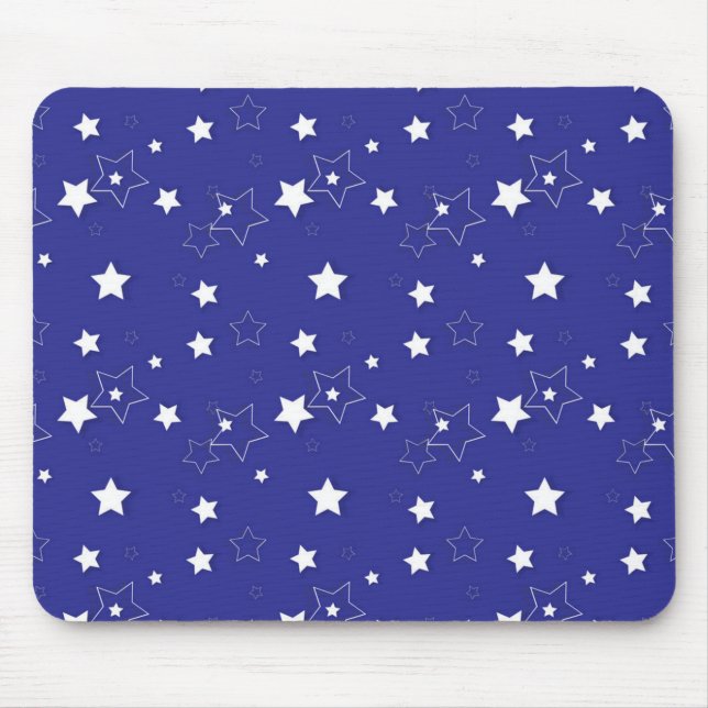 Mousepad Padrão de estrelas (Frente)