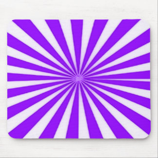 Mousepad Padrão de Faixa de Perda de Estrelas de Cane Roxo