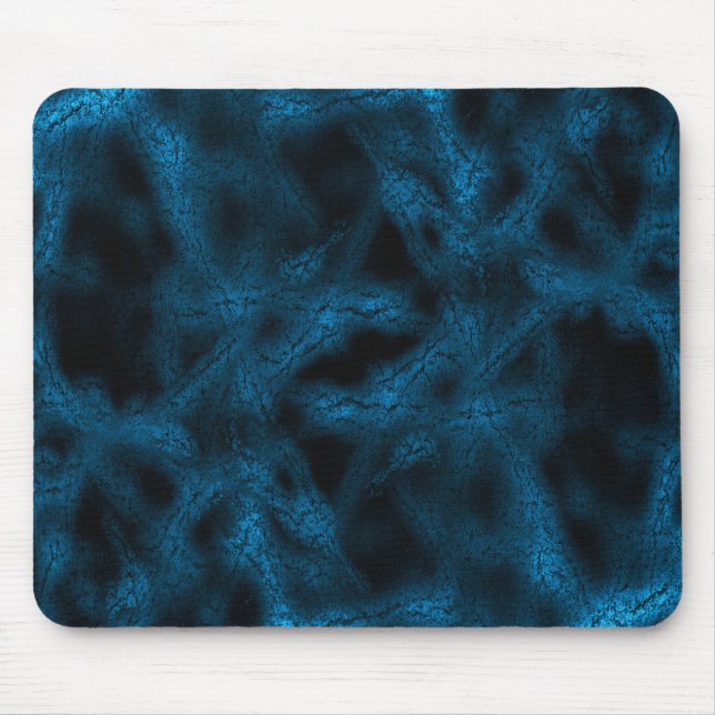 Mousepad padrão de fantasia azul (Frente)