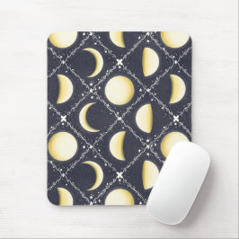 Mousepad Padrão de Fases da Lua Celestial