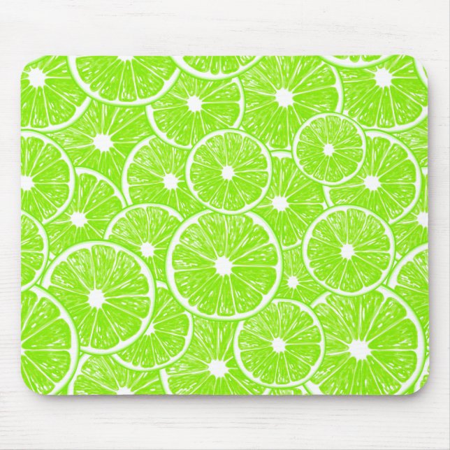 Mousepad padrão de fatias do limão (Frente)