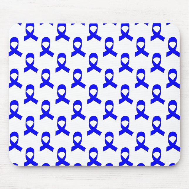 Mousepad Padrão de fita azul (Frente)