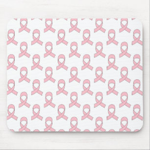 Mousepad Padrão de Fita Rosa