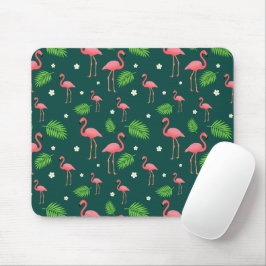 Mousepad Padrão de Flamingo Tropical