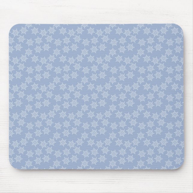Mousepad Padrão de Flocos de Neve (Frente)