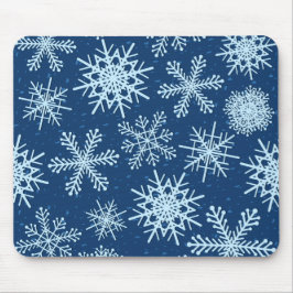 Mousepad Padrão de flocos de neve