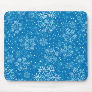 Mousepad Padrão de flocos de neve
