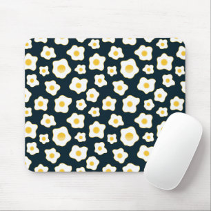 Mousepad Padrão De Flor De Ovos Fresados Cutes