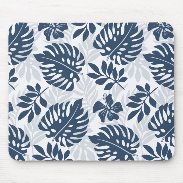 Mousepad Padrão de folha moderno (Frente)