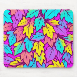 Mousepad Padrão de Folha Vibrante
