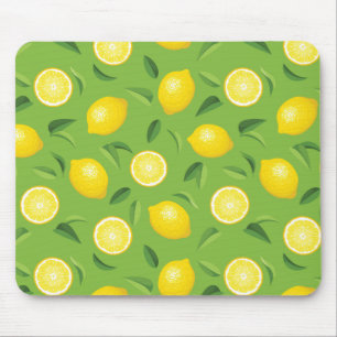 Mousepad Padrão de Fundo de Limões