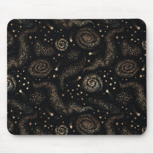 Mousepad Padrão de Galáxia de Constelação de Estrelas Doura