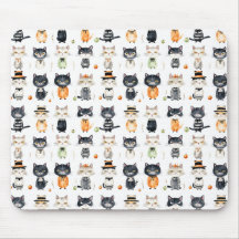 Mousepad Padrão De Gatos Cortes