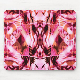 Mousepad Padrão de grafite rosa