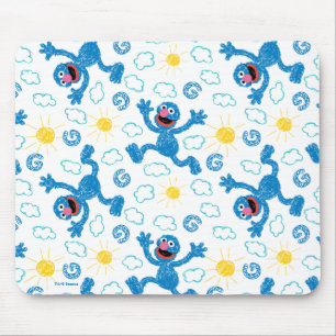 Mousepad Padrão de Grover de Sol com Giz de Cera