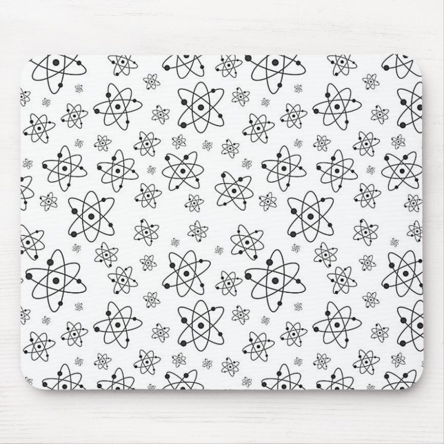 Mousepad Padrão de Idade Atômica Retroativa dos Átomos (Frente)