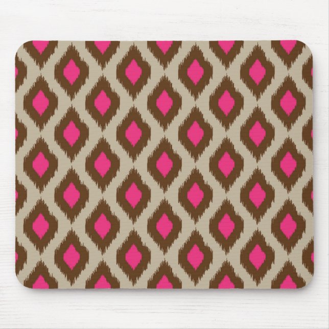 Mousepad Padrão de ikat moderno (Frente)