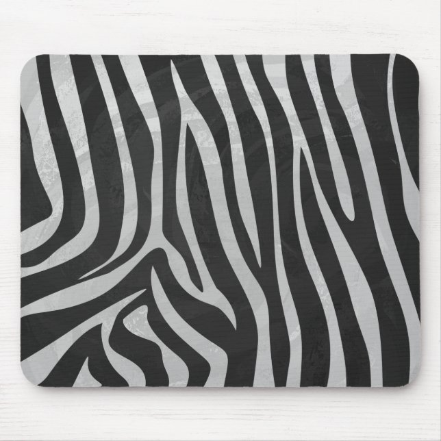 Mousepad Padrão de impressão animal da Trendy Zebra criado  (Frente)