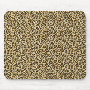 Mousepad Padrão de Impressão de Leopardo – Design de Pele d