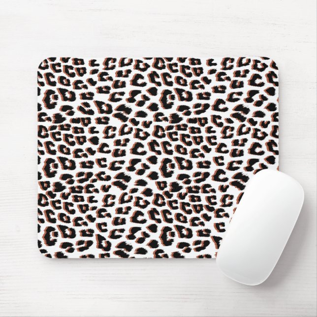 Mousepad Padrão de Impressão legal do Animal Leopardo (Com mouse)