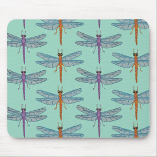 Mousepad Padrão de libélula