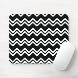 Mousepad Padrão de Linha de Cor Dupla Zig Zag