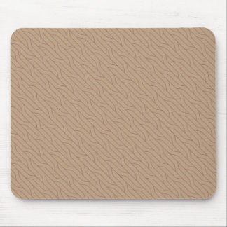 Mousepad Padrão de linha ondulada torrada de buffed Beige M