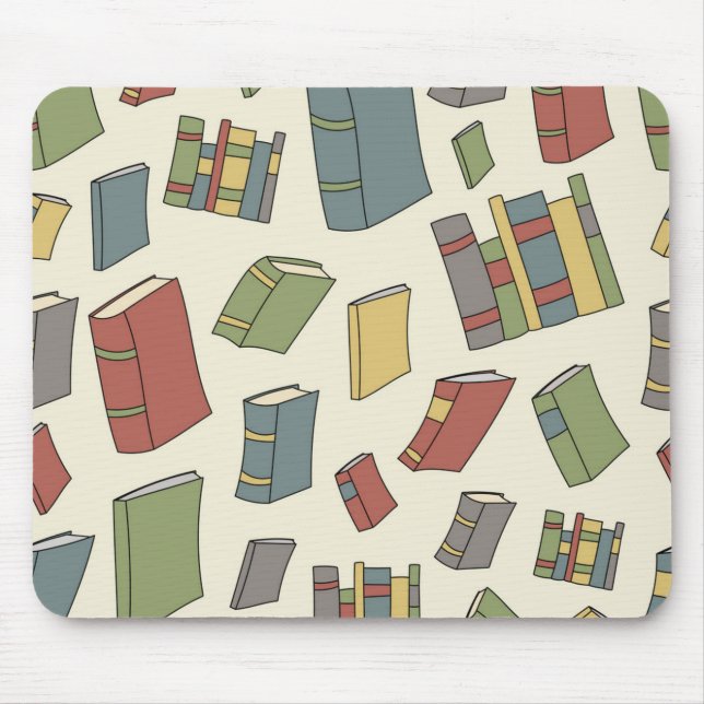 Mousepad Padrão de livro (Frente)