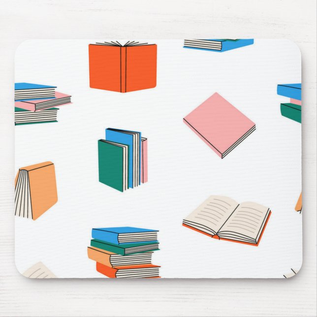 Mousepad Padrão de livro (Frente)