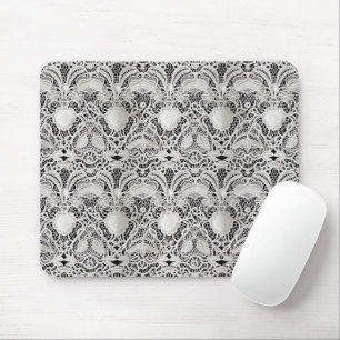 Mousepad Padrão de local do casamento vintage