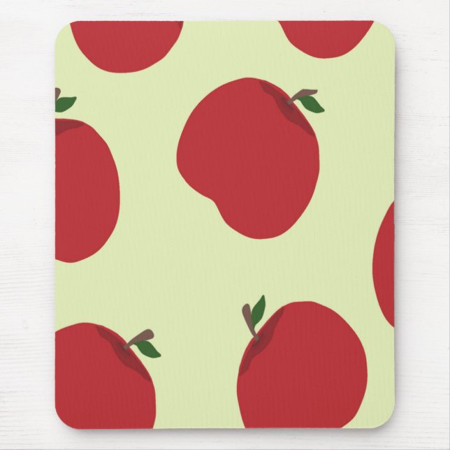 Mousepad padrão de maçã (Frente)